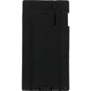 Briquet Vector Vmotion noir mat vu de face – Accessoire à cigares haut de gamme chez A La Civette