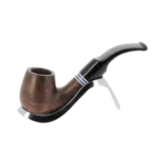 Pipe Chacom The French Pipe Unie N°14 courbée finition naturelle 6 mm – vue de profil – A La Civette Paris