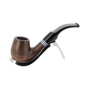 Pipe Chacom The French Pipe Unie N°14 courbée finition naturelle 6 mm – vue de profil – A La Civette Paris