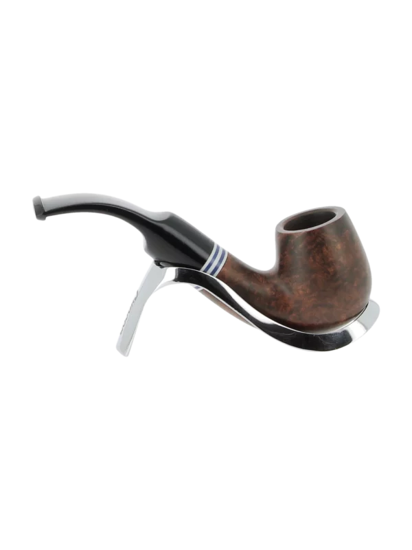 Pipe Chacom The French Pipe Unie N°14 courbée finition naturelle 6 mm – vue de profil inversé – A La Civette Paris