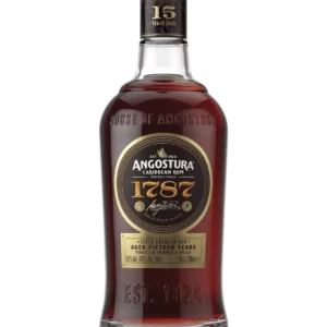 Rhum Angostura 1787 – bouteille vue de face – Vins et spiritueux A La Civette Paris