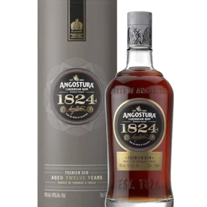 Rhum Angostura 1824 – bouteille vue de face – Vins et spiritueux A La Civette Paris