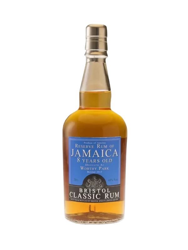 Rhum Bristol Reserve Rum of Jamaica 8 ans – bouteille vue de face – A La Civette Paris