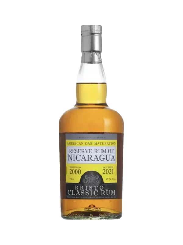 Rhum Bristol Reserve Rum of Nicaragua 2000-2021 – bouteille vue de face – A La Civette Paris