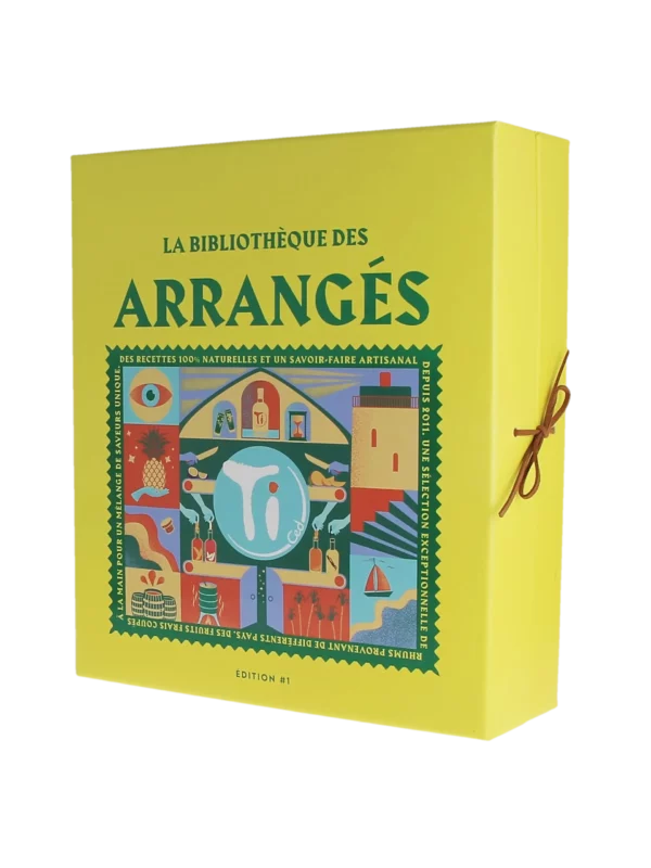 Calendrier De L'Avent Ti Ced' 2025 La Bibliothèque des Arrangés Édition 1 – vue de face, coffret découverte chez A La Civette