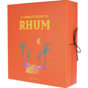 La Bibliothèque du Rhum Édition 2 – Calendrier de l'Avent Rhum 2025, vue de face, coffret de dégustation chez A La Civette