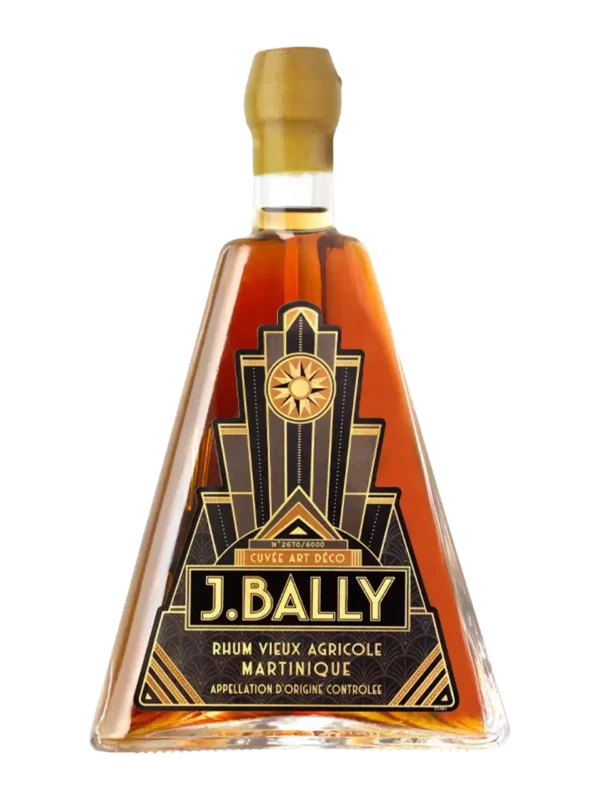 Rhum J.Bally Art Déco Batch 2 Conquête – bouteille vue de face – A La Civette Paris