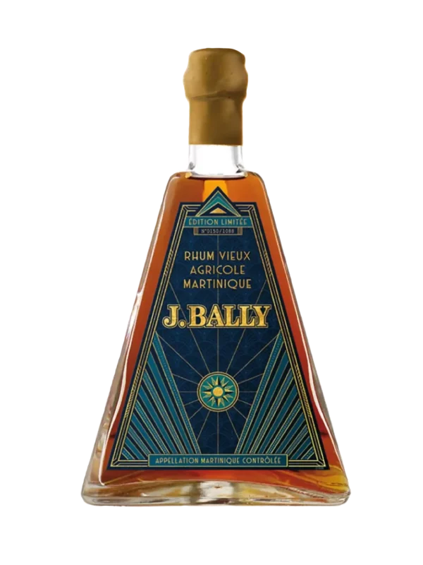 A-La-Civette-Vins-et-spiritueux-Rhum-JBally-Art-déco-edition-limitee-n150-1088-face Rhum J.Bally Art Déco Édition Limitée n°150/1088 – bouteille vue de face – A La Civette Paris