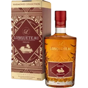 Rhum Longueteau Harmonie Collection Prélude – boîte et bouteille vues de face – A La Civette Paris