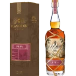 Rhum Plantation Peru Grand Terroir Millésime 2006 – boîte et bouteille vues de face – A La Civette Paris