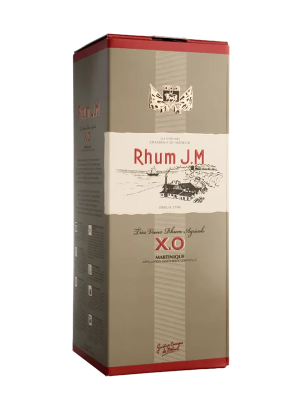 Rhum J.M X.O – boîte vue de face – A La Civette Paris