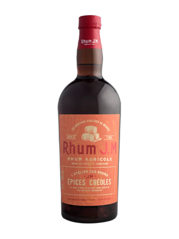 Rhum J.M L'Atelier Des Rhums J.M Épices Créoles – bouteille vue de face – A La Civette Paris