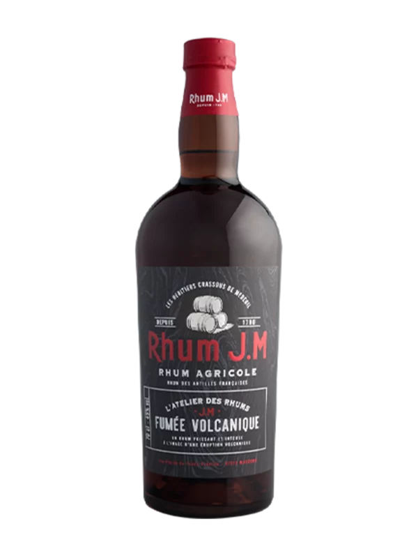 Rhum J.M L'Atelier Des Rhums J.M Fumée Volcanique – bouteille vue de face – A La Civette Paris