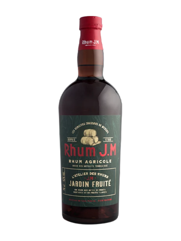 Rhum J.M L'Atelier Des Rhums J.M Jardin Fruité – bouteille vue de face – A La Civette Paris