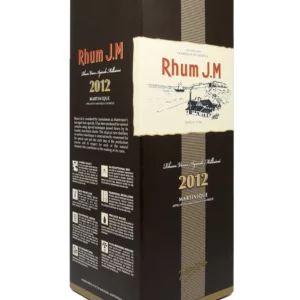 Rhum J.M Millésime 2012 10 Ans d’âge – boîte vue de face – A La Civette Paris