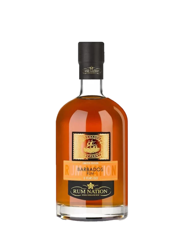 A-La-Civette-Vins-et-spiritueux-Rhum-Rum-Nation-Barbados-8-ans-bouteille-face Rhum Rum Nation Barbados 8 Ans – bouteille vue de face – A La Civette Paris