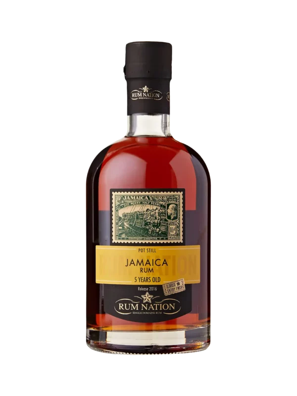 Rhum Rum Nation Jamaica 5 Ans – bouteille vue de face – A La Civette Paris