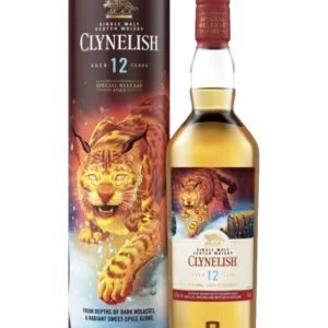 Whisky Clynelish Special Release 2022 12 Ans – boîte et bouteille vues de face – A La Civette Paris
