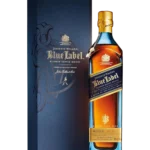 Whisky Johnnie Walker Blue Label – boîte et bouteille vues de face – A La Civette Paris
