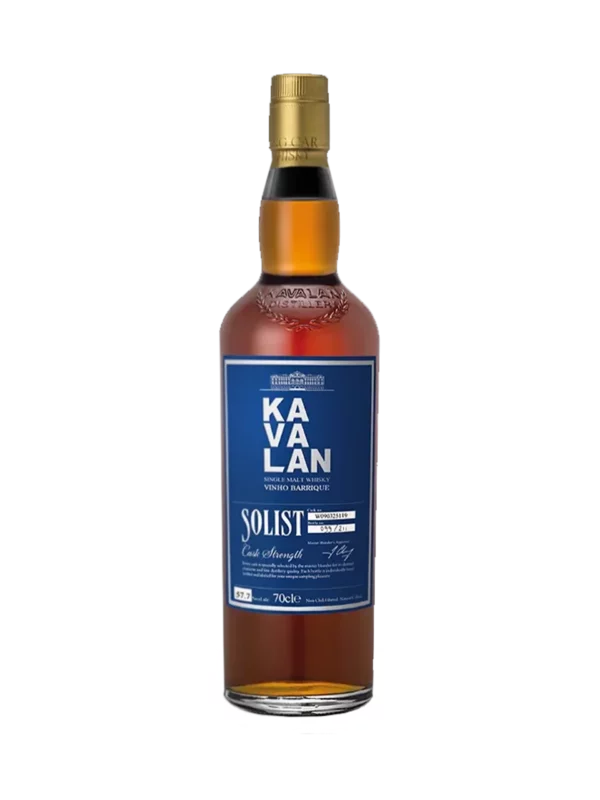Whisky Kavalan Solist Vinho Barrique – bouteille vue de face – A La Civette Paris