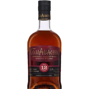 Whisky The Glenallachie Ruby Port Wood Finish 12 Ans – bouteille vue de face – A La Civette Paris