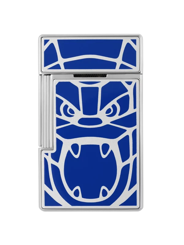 Briquet S.T. Dupont Biggy Orlinski bleu dos – Accessoires à cigares de luxe À La Civette Paris