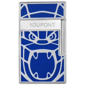 Briquet S.T. Dupont Biggy Orlinski bleu face – Accessoires à cigares premium À La Civette