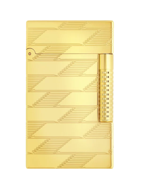 A-La-Civette-Accessoires-a-cigares-Briquets-S.T.Dupont-Le-grand-dupont-cling-guilloche-monogram-1872-dore-face Briquet S.T. Dupont Le Grand Dupont Cling Guilloché Monogram 1872 doré face – Accessoires à cigares de luxe