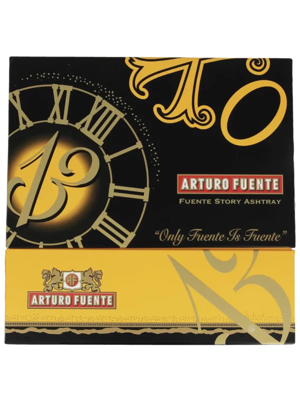 Cendrier Arturo Fuente jaune boîte zoom – Accessoires à cigares À La Civette Paris
