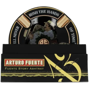 Cendrier Arturo Fuente noir boîte – Accessoires à cigares de luxe À La Civette