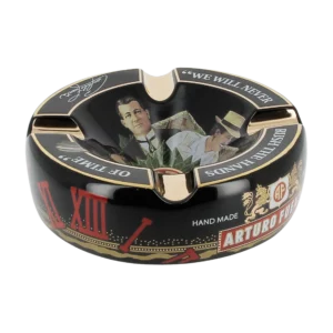 Cendrier Arturo Fuente noir trois quarts – Accessoires à cigares de prestige