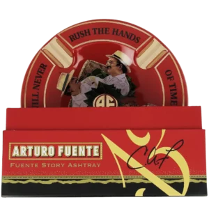 Cendrier Arturo Fuente rouge boîte – Accessoires à cigares de luxe À La Civette