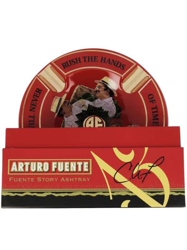 Cendrier Arturo Fuente rouge boîte – Accessoires à cigares de luxe À La Civette