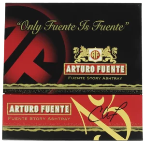Cendrier Arturo Fuente rouge boîte zoom – Accessoires à cigares À La Civette Paris