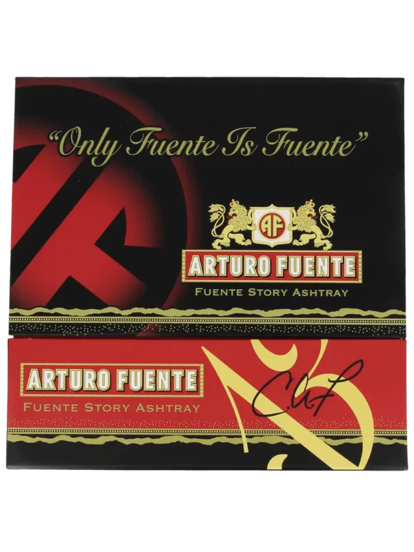 Cendrier Arturo Fuente rouge boîte zoom – Accessoires à cigares À La Civette Paris