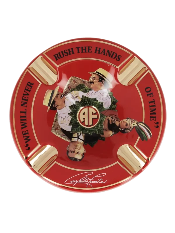 Cendrier Arturo Fuente rouge face – Cendrier cigare de luxe À La Civette