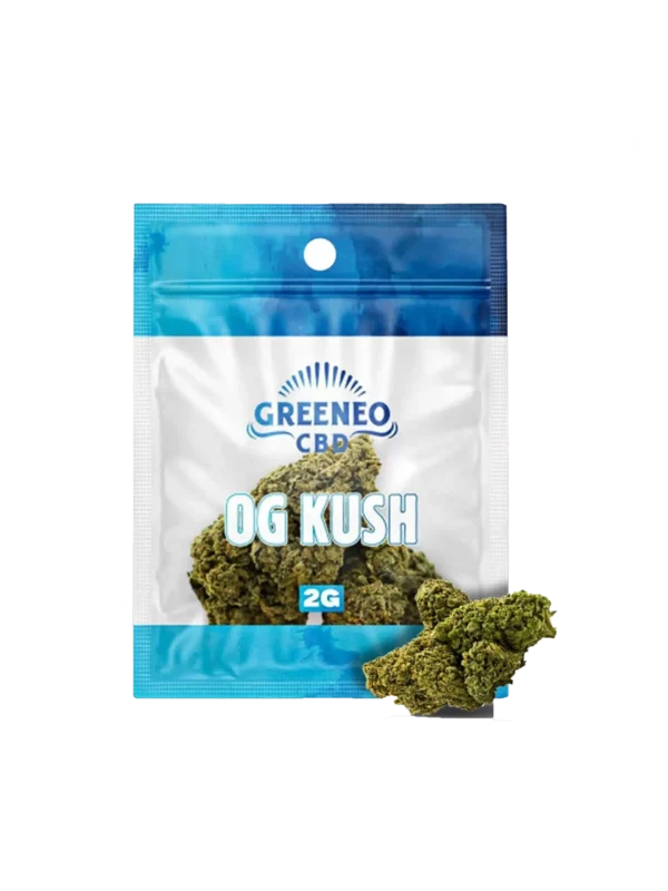 A La Civette fleur de CBD Greeneo OG Kush 2 g face – fleur CBD haut de gamme