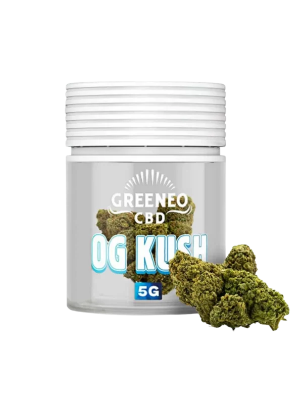 A La Civette fleur de CBD Greeneo OG Kush 5 g face – fleur CBD premium Paris