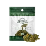 Fleur de CBD Greeneo Super skunk 2 g face – fleur CBD premium Paris