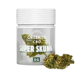 Fleur de CBD Greeneo Super skunk 5 g face – fleur CBD haut de gamme