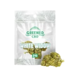 Fleur de CBD Greeneo White widow 2 g face – fleur CBD premium Paris