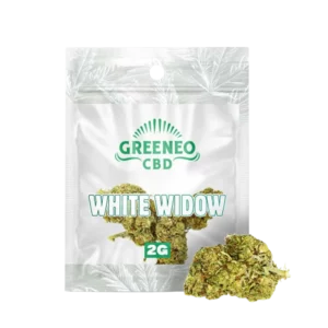 Fleur de CBD Greeneo White widow 2 g face – fleur CBD premium Paris