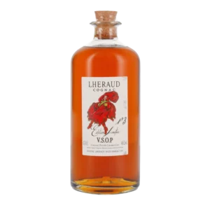 A La Civette vins et spiritueux Cognac Lheraud VSOP bouteille face