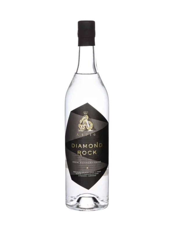 A La Civette vins et spiritueux Rhum A 1710 Diamond Rock bouteille face