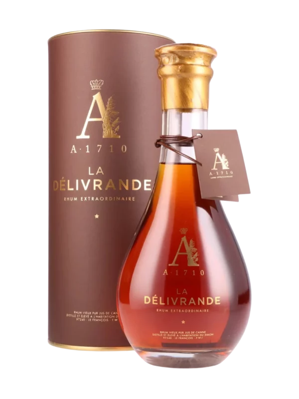 A La Civette vins et spiritueux Rhum A 1710 La Délivrande boîte face et bouteille face