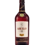 A La Civette vins et spiritueux Rhum Abuelo Anejo 12 ans bouteille face