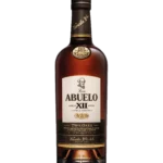 A La Civette vins et spiritueux Rhum Abuelo Añejo XII ans Two Oaks bouteille face