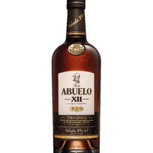 A La Civette vins et spiritueux Rhum Abuelo Añejo XII ans Two Oaks bouteille face
