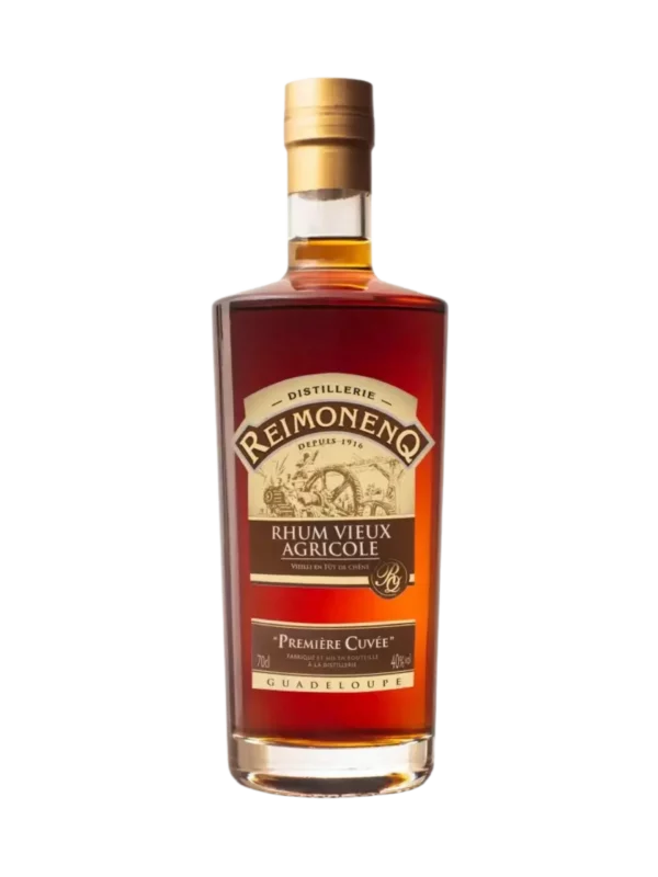 A La Civette vins et spiritueux Rhum Reimonenq première cuvée 4 ans bouteille face