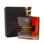 A La Civette vins et spiritueux Rhum Saint James XO Cuvée l'Essentiel, rhum vieux agricole, boîte face et bouteille face